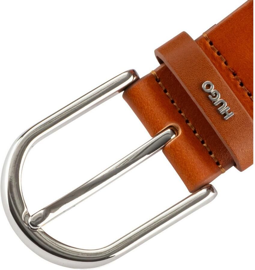 HUGO Leren riem Zoey-S Sz35 Ovale sluiting merklogo van metaal