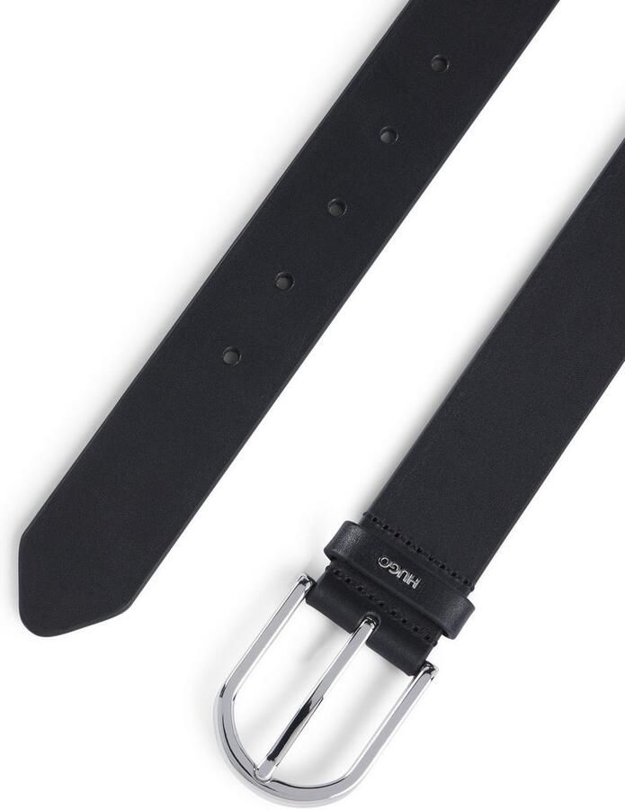 HUGO Leren riem Zoey-S Sz35 Ovale sluiting merklogo van metaal - Foto 2