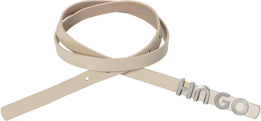 HUGO Leren riem Zula Belt 1 5cm Sluiting met tekst - Foto 2