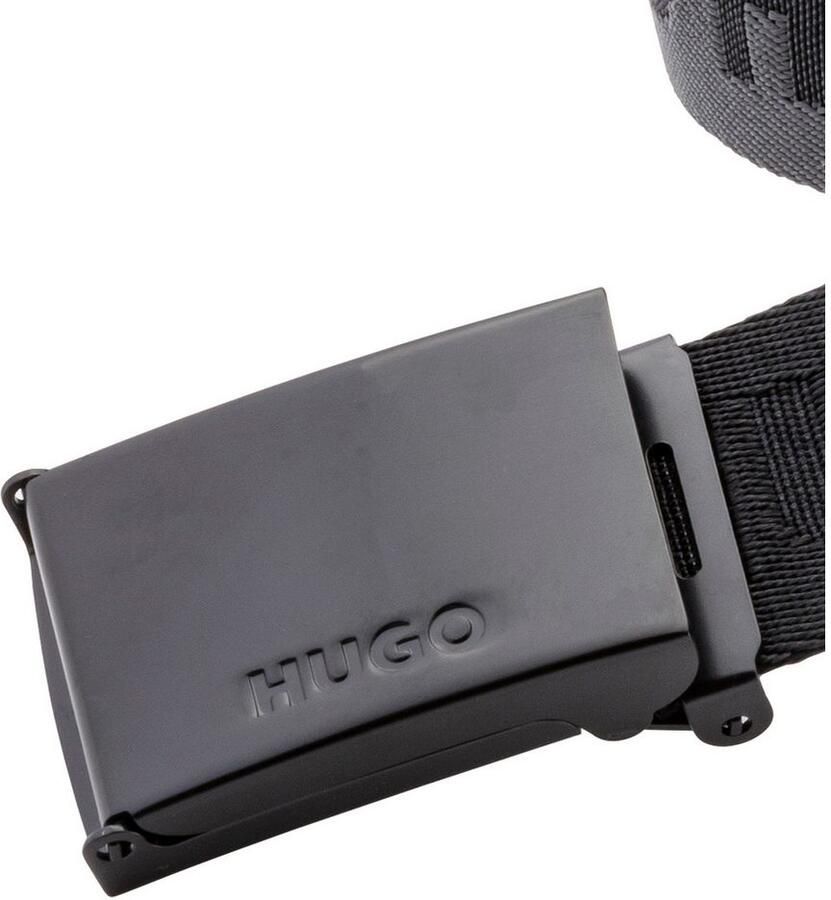 HUGO Stoffen riem Garratt-Tp- _Os35 met jacquard logo-tekst - Foto 6