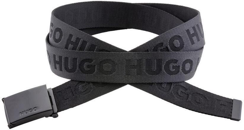 HUGO Stoffen riem Garratt-Tp- _Os35 met jacquard logo-tekst - Foto 5