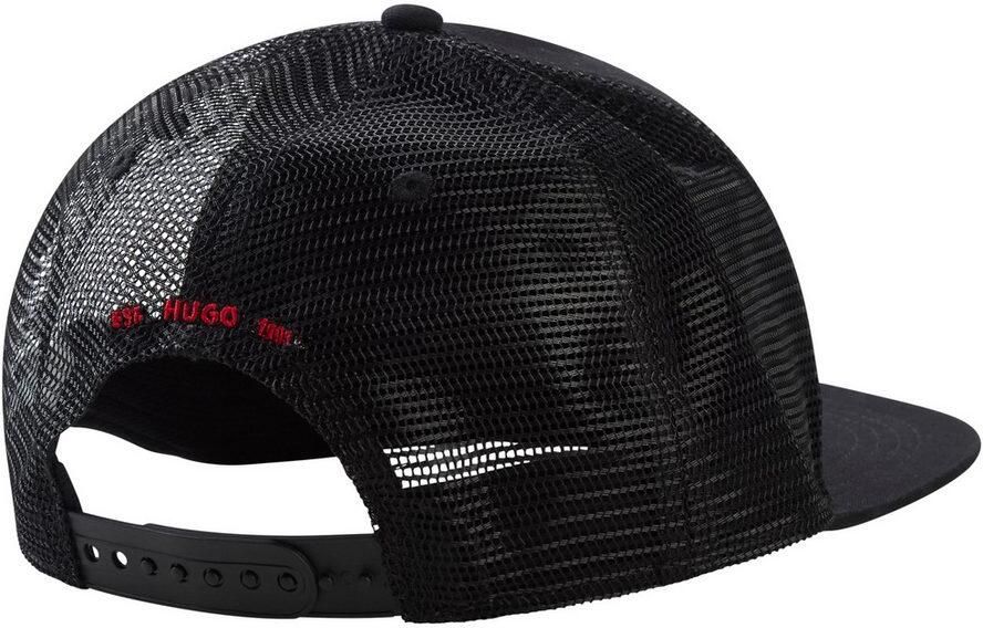 HUGO Truckerpet Jago Trucker met mesh-inzet logo-stitching