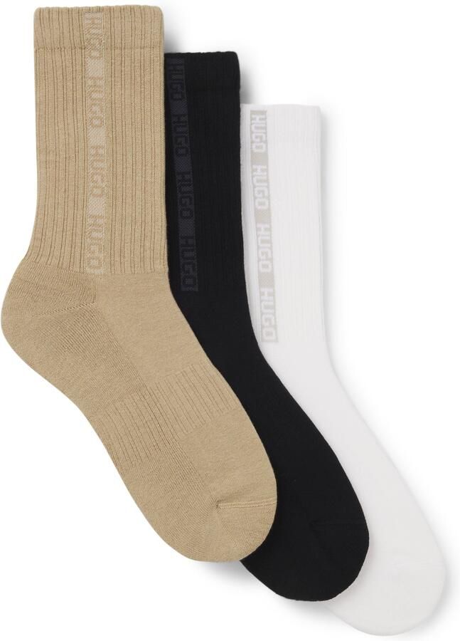 HUGO underwear Basic sokken 3P QS RIB TAPE MD - Foto 4