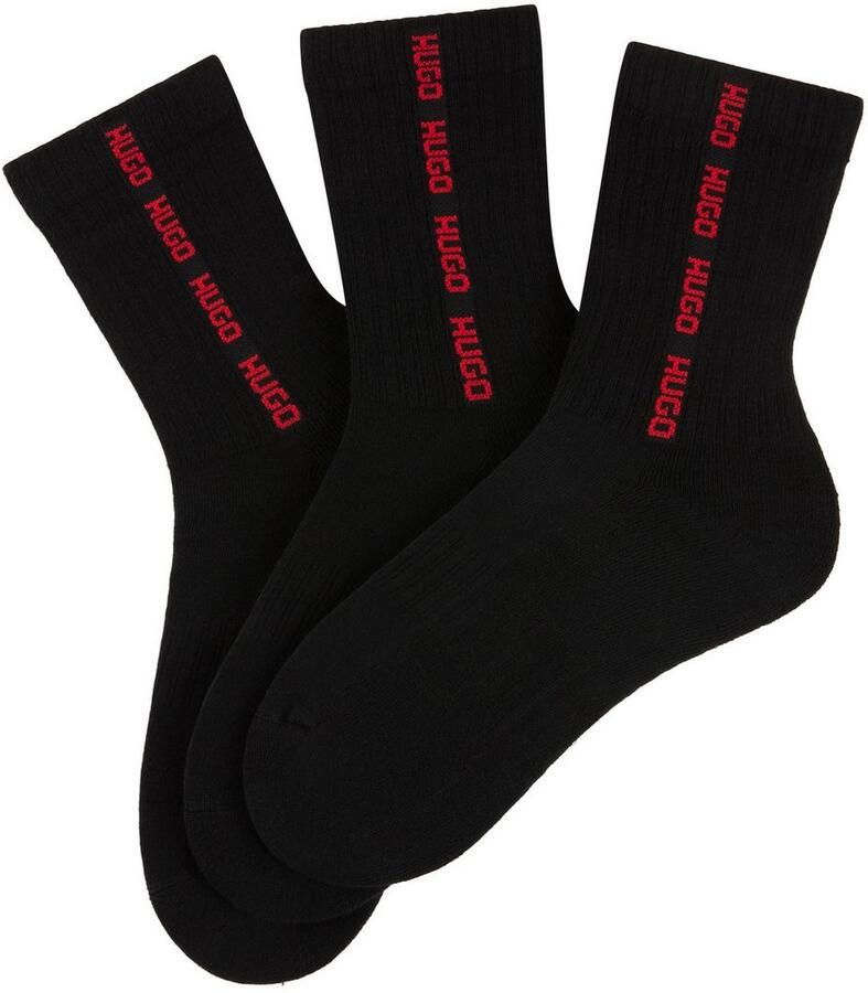 HUGO underwear Basic sokken 3P QS RIB TAPE MD