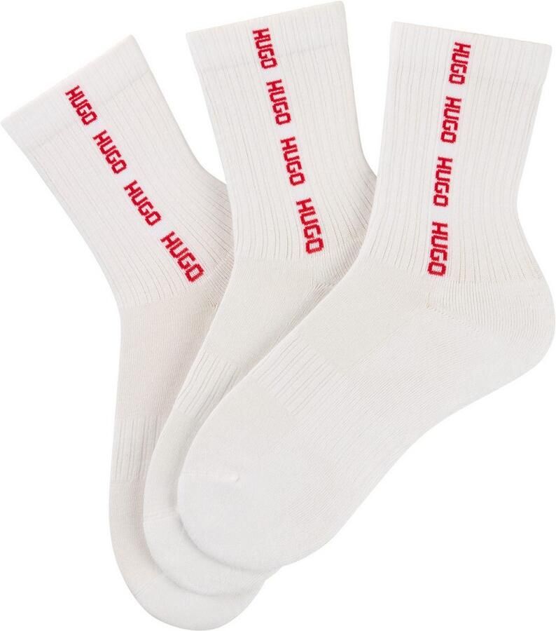 HUGO underwear Basic sokken 3P QS RIB TAPE MD