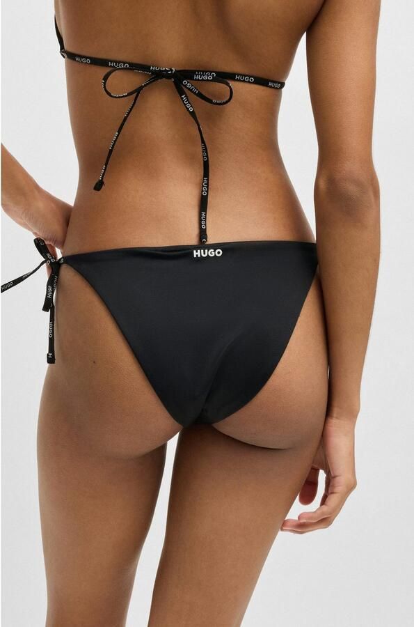 HUGO underwear Bikinibroekje PURE_SIDE TIE met contrastkleurige inzetten - Foto 2