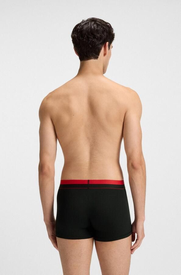 HUGO underwear Boxershort TRUNK TR. SPLIT LOGO nauwsluitend korte pijp (3 stuks) - Foto 5