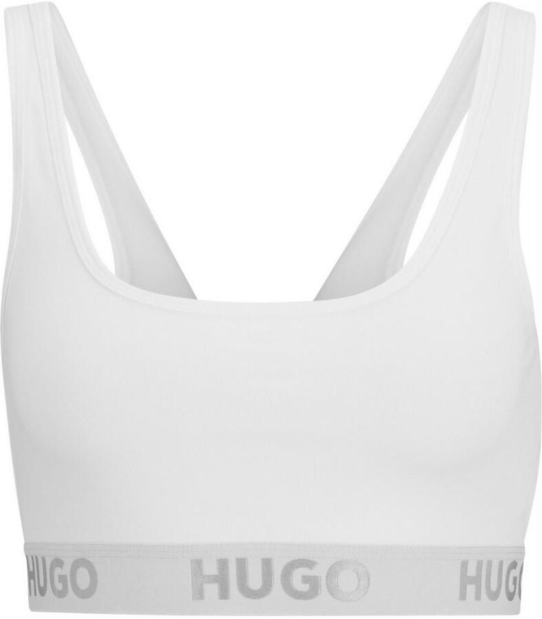 HUGO underwear Bralette-bh BRALETTE SPORTY LOGO met elastische taille