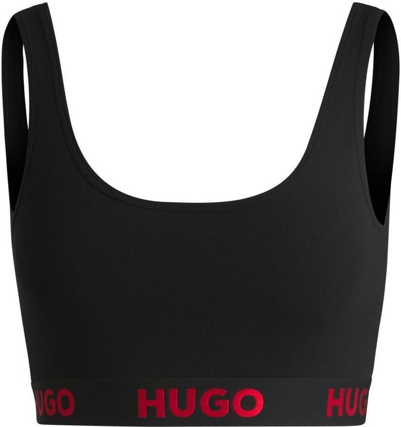 HUGO underwear Bralette-bh BRALETTE SPORTY LOGO met elastische taille - Foto 2