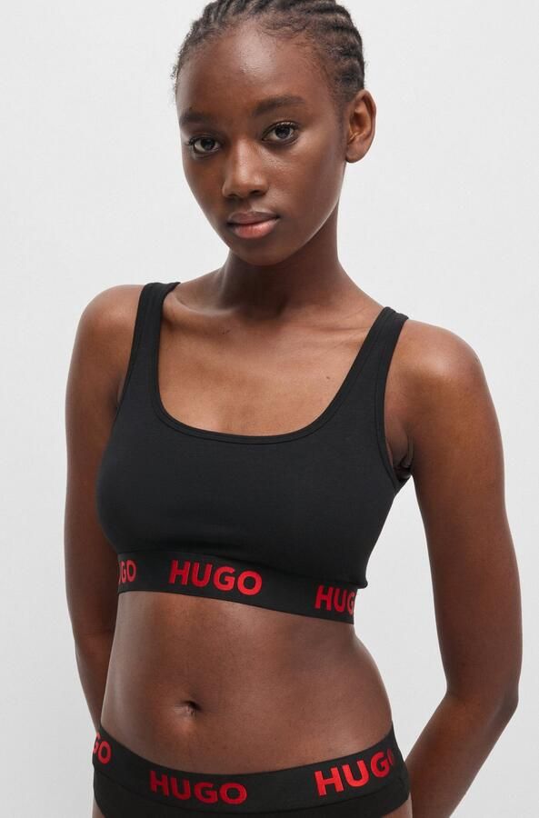 HUGO underwear Bralette-bh BRALETTE SPORTY LOGO met elastische taille - Foto 7