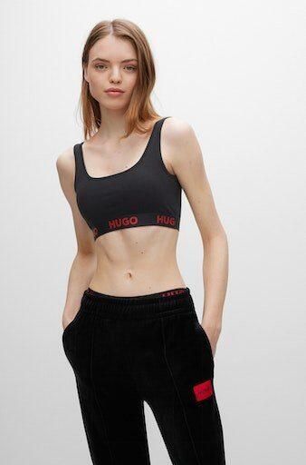 HUGO underwear Bralette-bh BRALETTE SPORTY LOGO met elastische taille - Foto 10