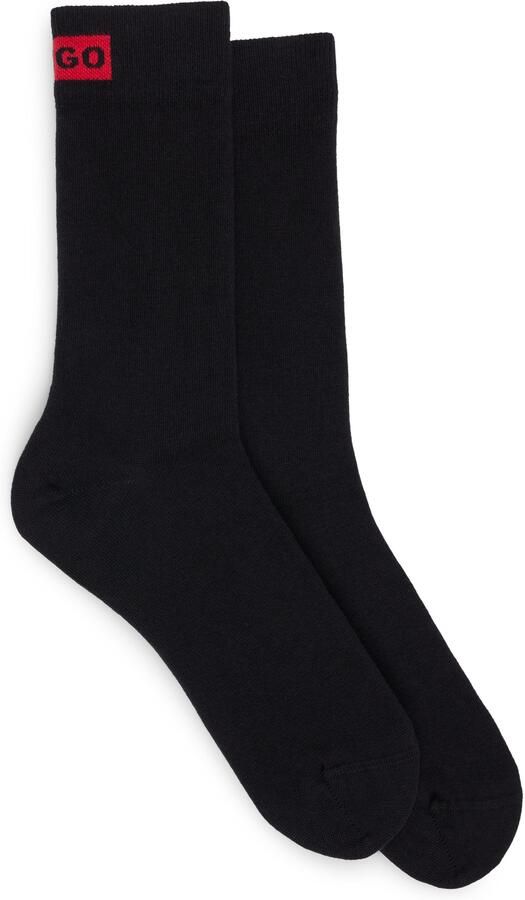 HUGO underwear Business-sokken 2P RS LABEL CC W met geborduurd merklabel (set 2 paar 2 stuks) - Foto 4