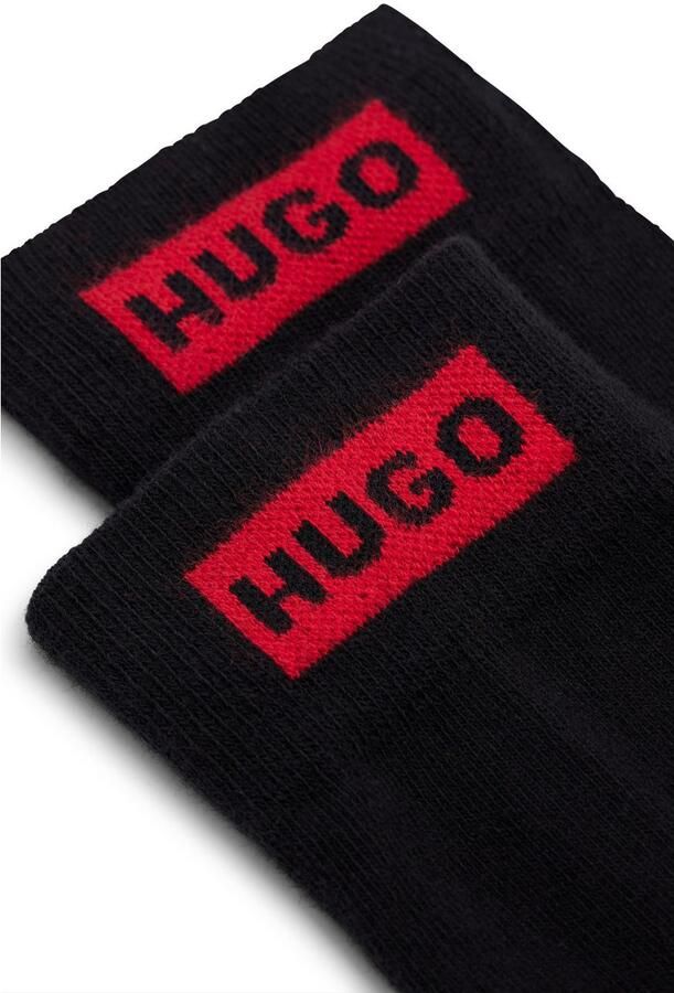 HUGO underwear Business-sokken 2P RS LABEL CC W met geborduurd merklabel (set 2 paar 2 stuks) - Foto 3