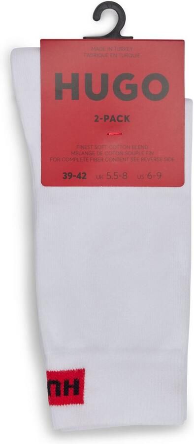 HUGO underwear Business-sokken 2P RS LABEL CC W met geborduurd merklabel (set 2 paar 2 stuks) - Foto 3