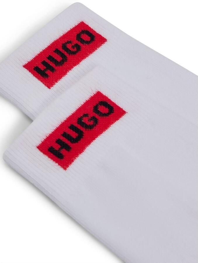 HUGO underwear Business-sokken 2P RS LABEL CC W met geborduurd merklabel (set 2 paar 2 stuks)