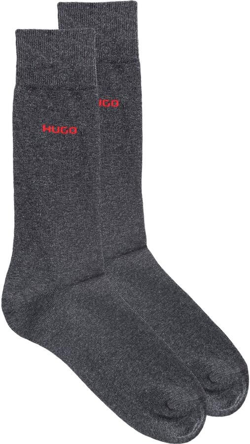HUGO underwear Business-sokken 2P RS Uni CC met contrasterende hugo logo-opschrift (2 paar Set van 2) - Foto 7