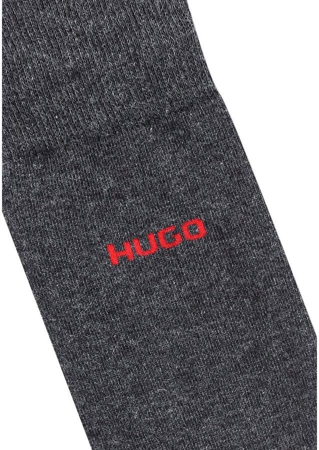 HUGO underwear Business-sokken 2P RS Uni CC met contrasterende hugo logo-opschrift (2 paar Set van 2) - Foto 3