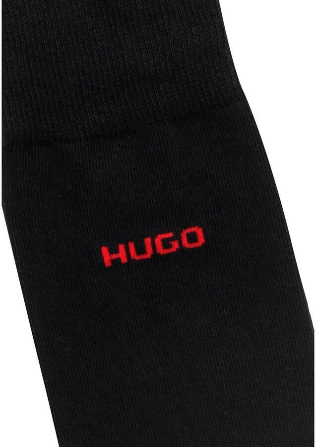 HUGO underwear Business-sokken 2P RS Uni CC met contrasterende hugo logo-opschrift (2 paar Set van 2) - Foto 2