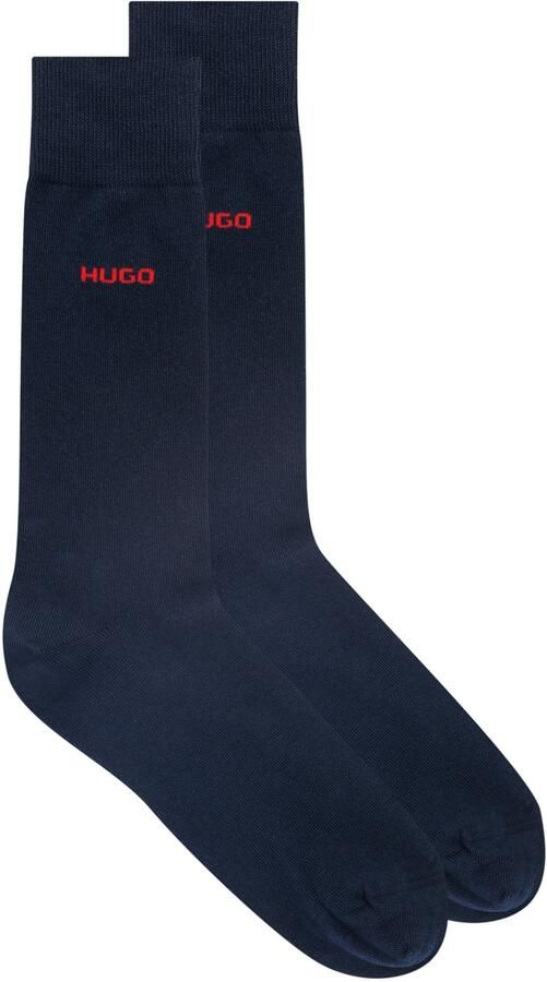 HUGO underwear Business-sokken 2P RS Uni CC met contrasterende hugo logo-opschrift (2 paar Set van 2) - Foto 10