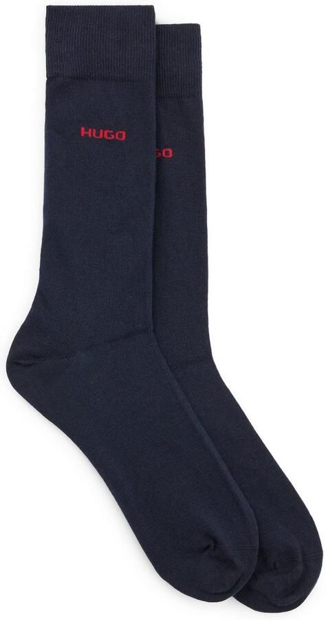 HUGO underwear Business-sokken 2P RS Uni CC met contrasterende hugo logo-opschrift (2 paar Set van 2) - Foto 7