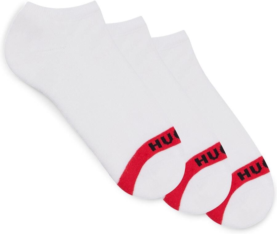HUGO underwear Business-sokken 3P LC PLUSH TAPE CC met hugo logo-borduursel op rode kleurstrip (3 paar Set van 3) - Foto 10