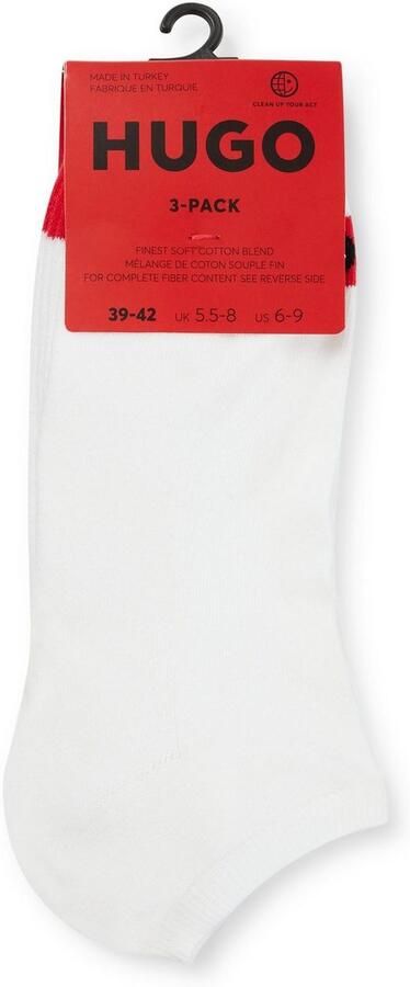 HUGO underwear Business-sokken 3P LC PLUSH TAPE CC met hugo logo-borduursel op rode kleurstrip (3 paar Set van 3) - Foto 8