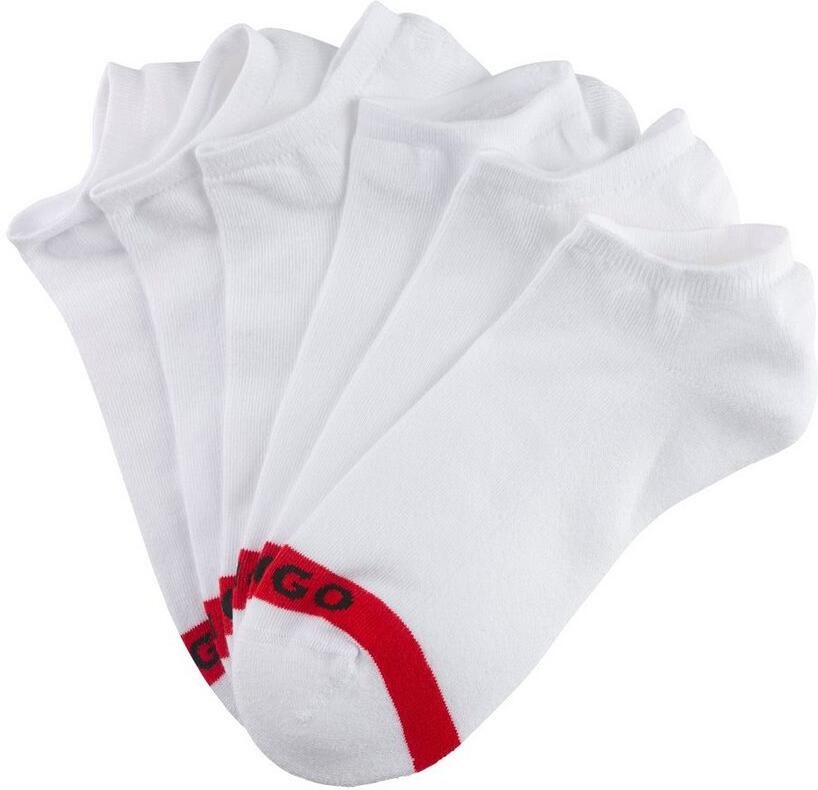 HUGO underwear Business-sokken 3P LC PLUSH TAPE CC met hugo logo-borduursel op rode kleurstrip (3 paar Set van 3)