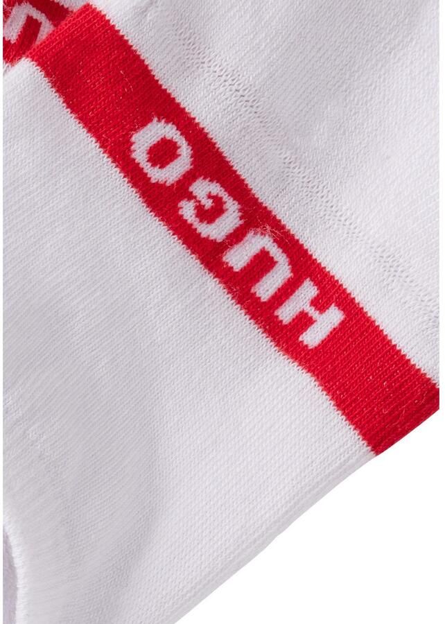 HUGO underwear Business-sokken 3P LC PLUSH TAPE CC met hugo logo-borduursel op rode kleurstrip (3 paar Set van 3) - Foto 3