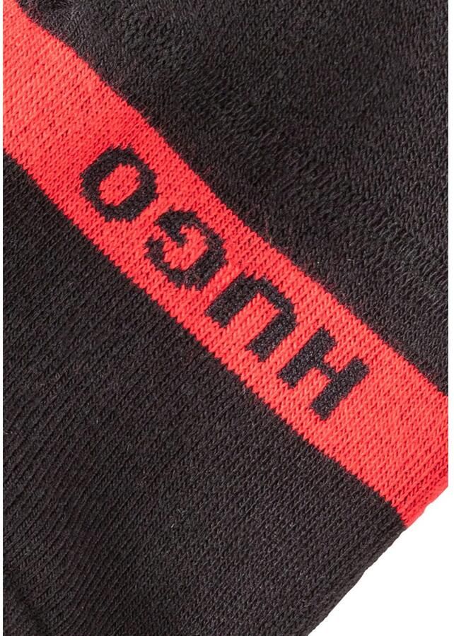 HUGO underwear Business-sokken 3P LC PLUSH TAPE CC met hugo logo-borduursel op rode kleurstrip (3 paar Set van 3) - Foto 4