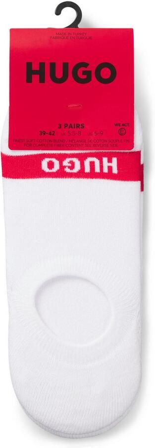 HUGO underwear Business-sokken 3P LC PLUSH TAPE CC met hugo logo-borduursel op rode kleurstrip (3 paar Set van 3) - Foto 9