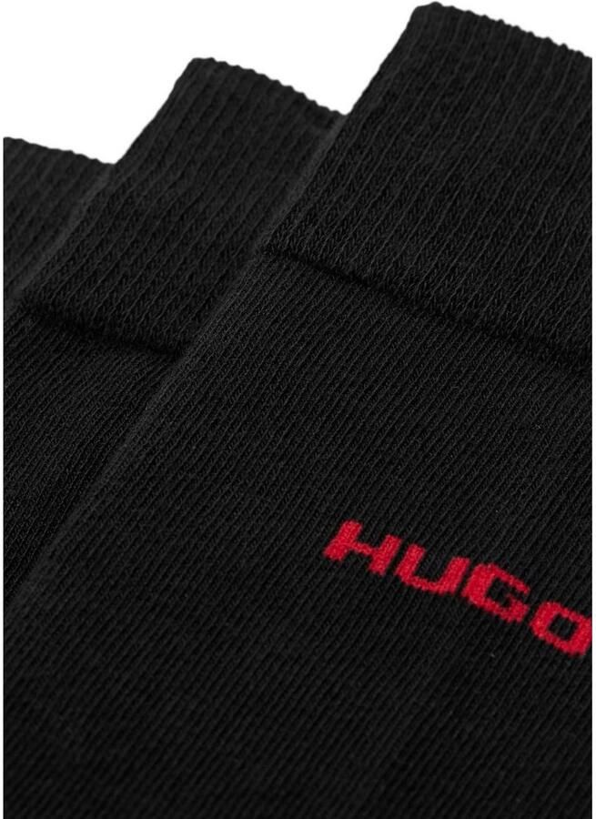 HUGO underwear Business-sokken 3P RS UNI CC met contrasterende hugo logo-opschrift (3 paar Set van 3) - Foto 6