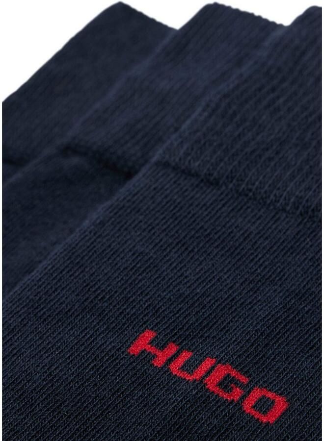HUGO underwear Business-sokken 3P RS UNI CC met contrasterende hugo logo-opschrift (3 paar Set van 3) - Foto 4