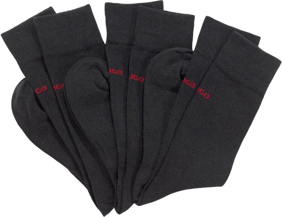 HUGO underwear Business-sokken 3P RS UNI COLORS CC met hugo boss logo-opschrift (3 paar Set van 3) - Foto 6