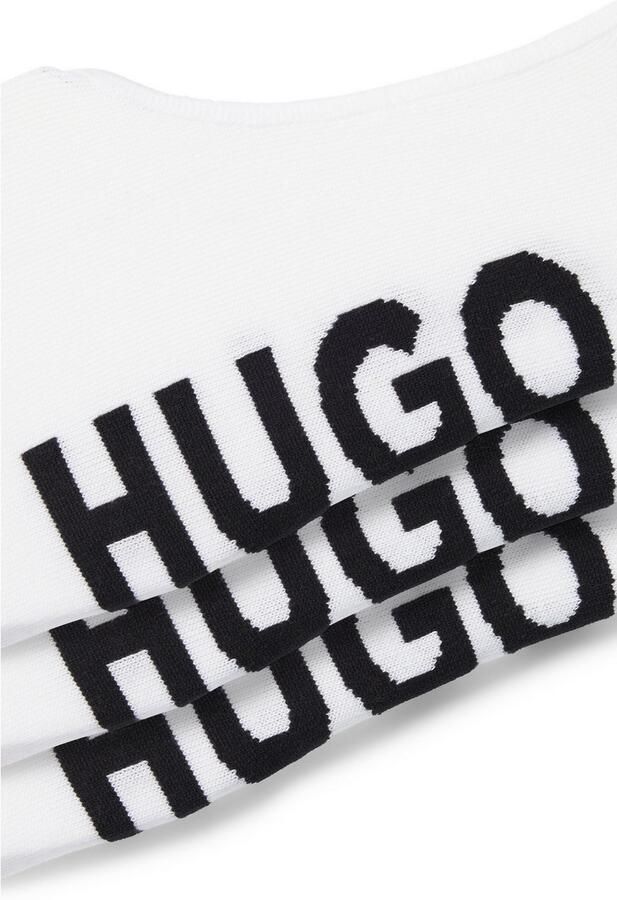 HUGO Kousenvoetjes met labelprint in een set van 3 paar - Foto 4
