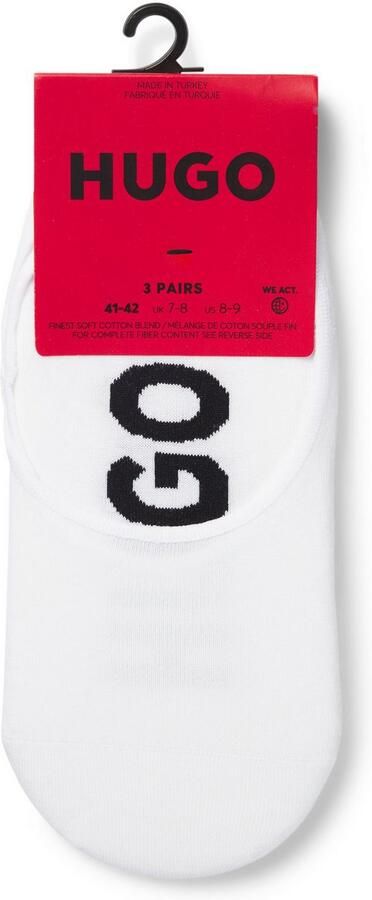 HUGO Kousenvoetjes met labelprint in een set van 3 paar - Foto 6
