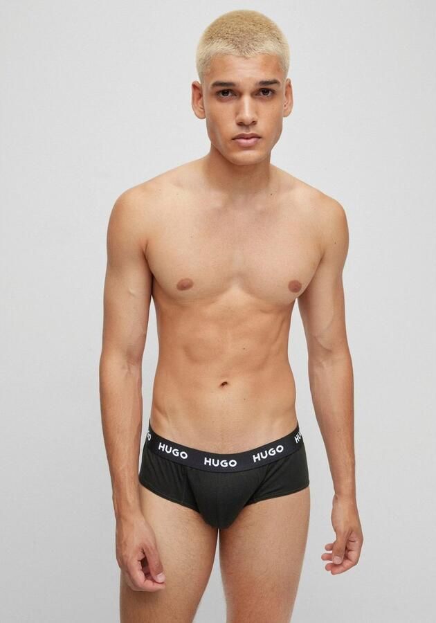 HUGO underwear Heupslip HIPBRIEF TRIPLETPACK met modieuze hugo logo-elastische tailleband (3 stuks) - Foto 3