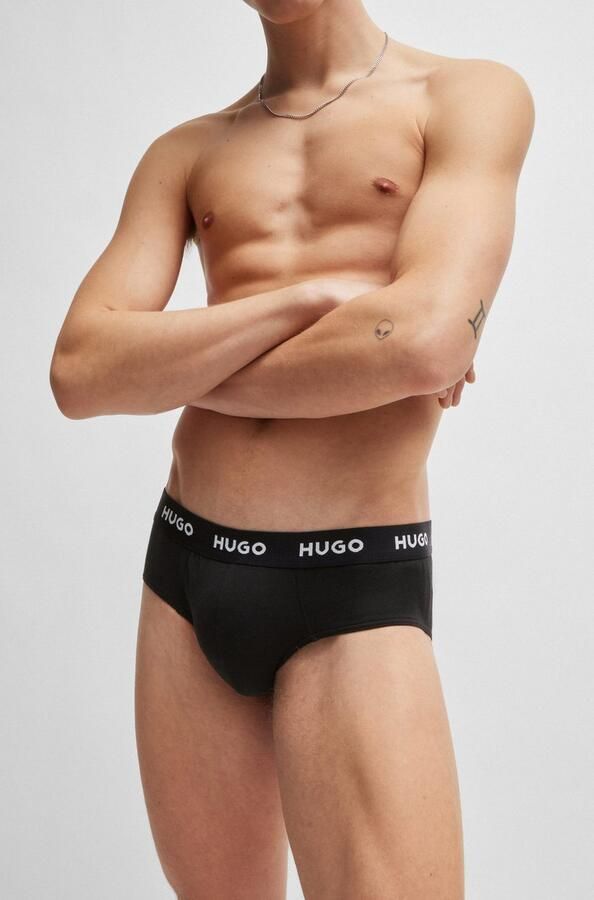HUGO underwear Heupslip HIPBRIEF TRIPLETPACK met modieuze hugo logo-elastische tailleband (3 stuks) - Foto 7