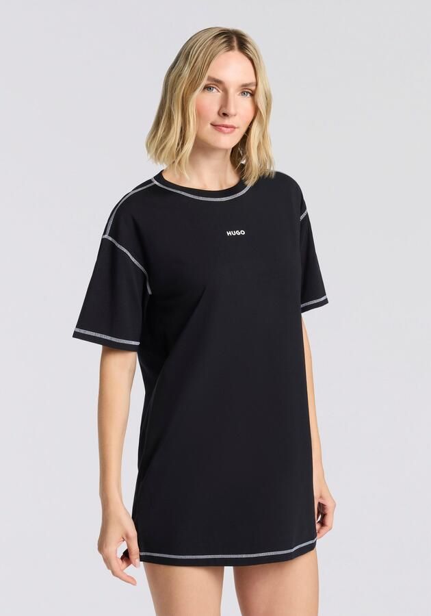 HUGO underwear Nachthemd NITE NIGHTY contrastkleurige naden - Foto 4