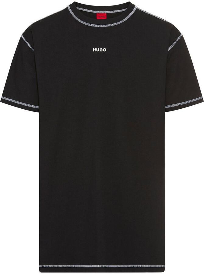 HUGO underwear Nachthemd NITE NIGHTY contrastkleurige naden