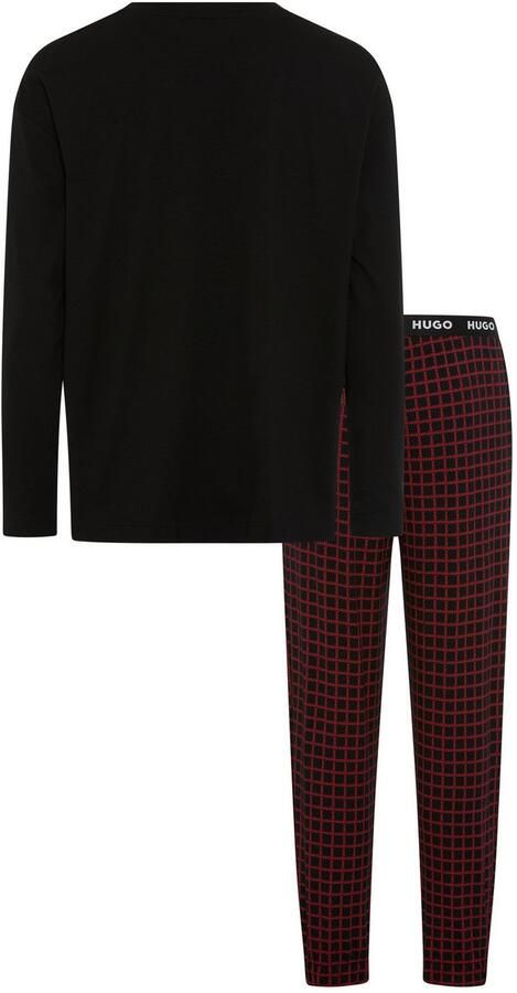 HUGO underwear Pyjama Ronde hals elastische logoband (set 2-delig)