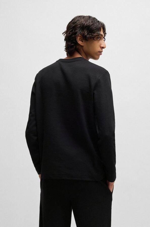 HUGO Shirt met lange mouwen en ronde hals model 'Austin' - Foto 5