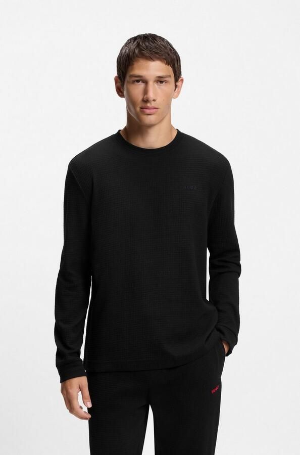 HUGO Shirt met lange mouwen en ronde hals model 'Austin' - Foto 7