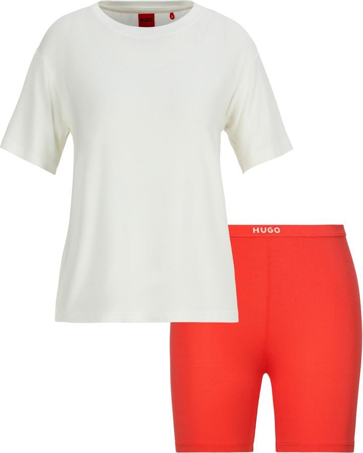 HUGO underwear Pyjama UNITE_SHORT SET met een ronde hals (set 2-delig)