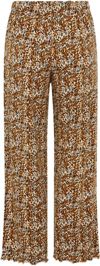 HUGO underwear Pyjamabroek elastische band rechte snit golvende randen