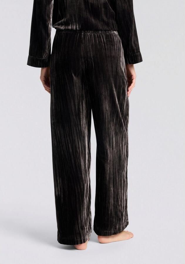 HUGO underwear Pyjamabroek Velvet van zacht materiaal met elastische tailleband - Foto 2