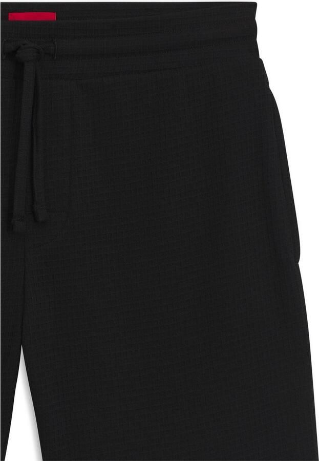 HUGO Regular fit sweatshorts met structuurmotief model 'Austin' - Foto 5