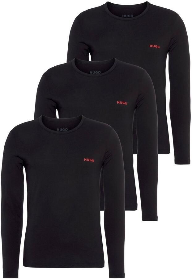 HUGO underwear Shirt met lange mouwen LS-SHIRT RN TRIPLET (Set van 3) - Foto 5