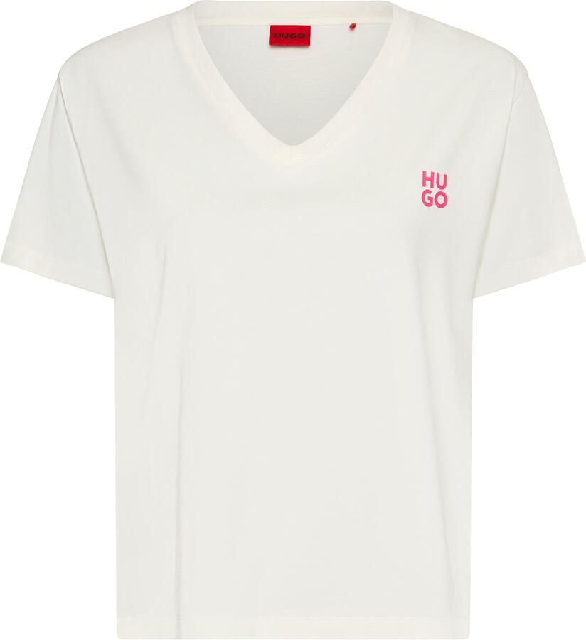 HUGO Pyjamabovendeel met labelprint model 'NIKA' - Foto 2