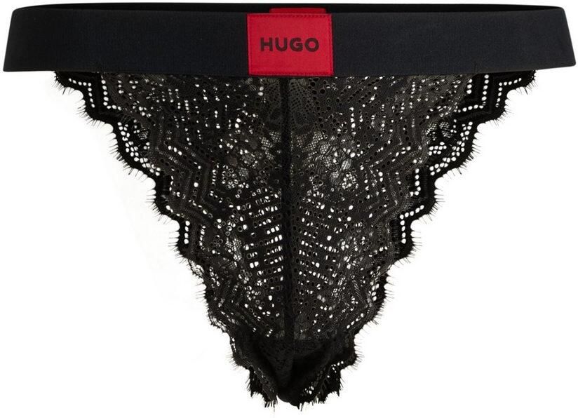 HUGO underwear Slip BRIEF RL LACE van stretch-kant met logo op de band - Foto 7