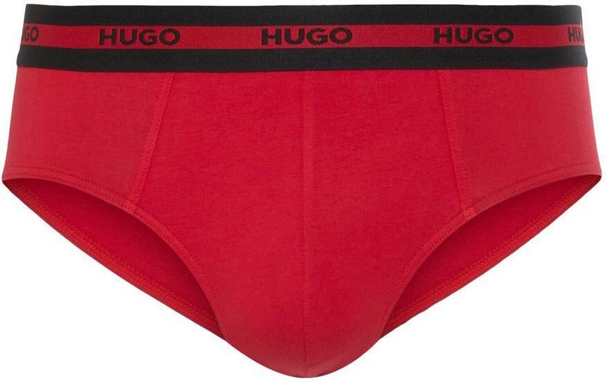 HUGO underwear Slip met contraststrepen en logo-opschriften op de tailleband (set 3 stuks In driepack) - Foto 13